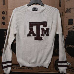 Texas A&M Aggies Women's Pullover off White Sweater Multiple Womens Sizes S-L